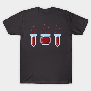 8Bit Health Potion, Red T-Shirt